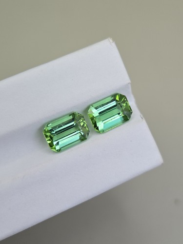 Natural mint green tourmaline - mint,