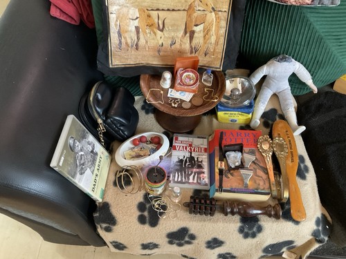 Joblot antiques and curios - and,