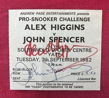 Alex higgins john - alex, &
