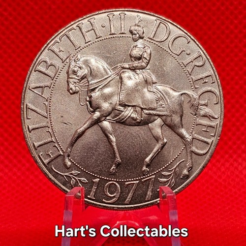 1977 silver jubilee crown - silver,