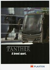 Plaxton Panther Coach Second Generation 2010-11 UK Market Foldout Sales Brochure