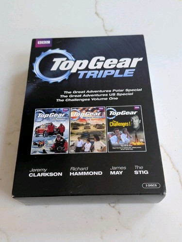 Top gear triple dvd - gear, box