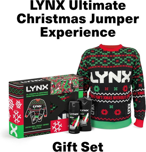 Lynx ultimate christmas jumper - lynx,