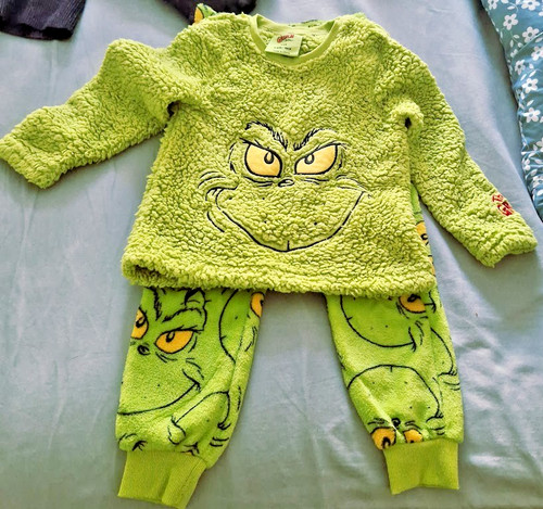 The grinch kids fleece pyjamas - kids,