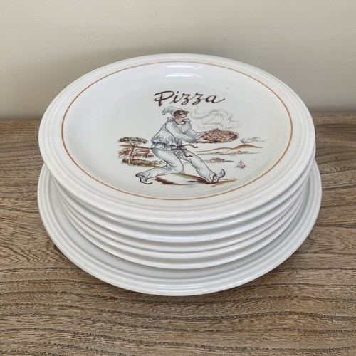 Vintage italian pizza plate - vintage,