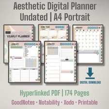 Undated Digital Planner PDF