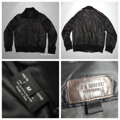Neil barrett black leather - neil,