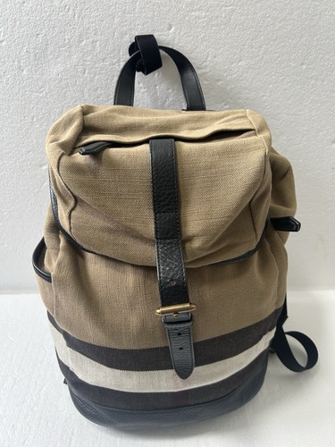 Burberry unisex canvas leather - burberry,