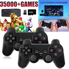 Retro Game Console Wireless Retro Game Console Stick + Dual Wireless Controller