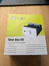 Project Phono Tube Box DS Valve Phono Pre-amp Black Hifi Audiophile RRP £450