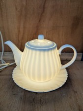 Laura Ashley Home Teapot Lamp Tea Pot Complete LA447 Ceramic Teapot Light 