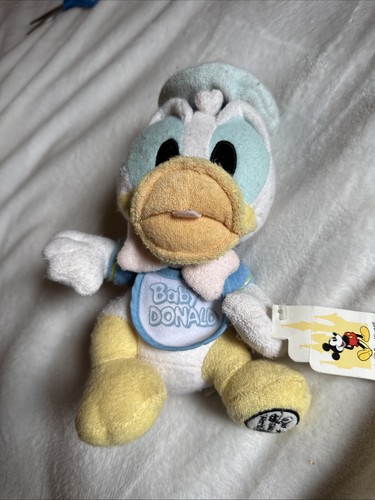 Vtg baby donald duck bib - donald,
