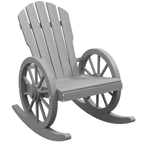 Wooden adirondack rocking - wooden,