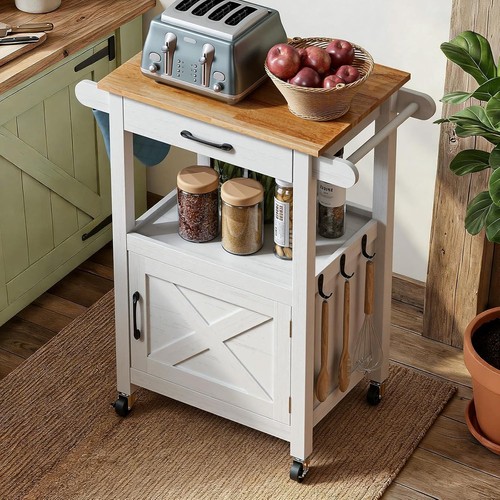 Kitchen cart wheels mobile - kitchen, on