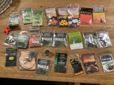 job lot of carp fishing terminal tackle hooks fox korda gardner esp jag etc