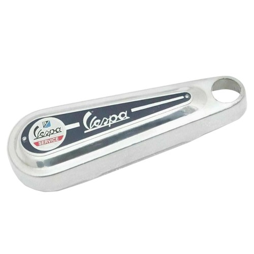 Chromed fork link - cover, black