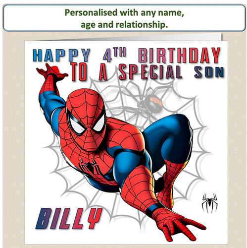 Personalised birthday card - personalised,