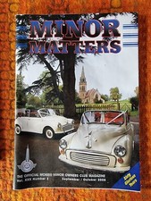 Minor Matters, September/October 2008 Official Morris Minor Owners Club Magazine