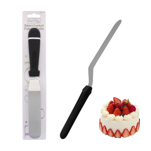 Cranked palette knife spatula - palette,