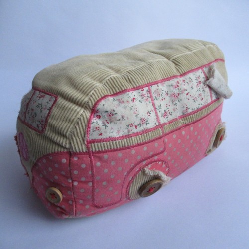 Retro camper door stop bus - camper,