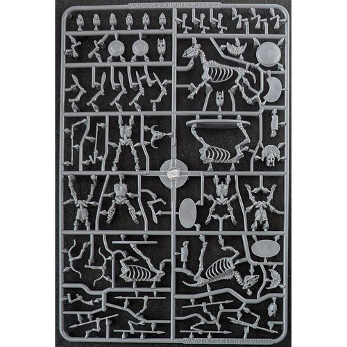28mm skeleton cavalry - skeleton, with