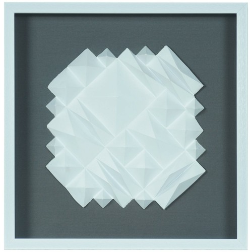 White ridges shadow box wall - white,