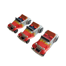 Vintage Matchbox Connectables - 1934 Ford Model A Hot Rod Set (3 Cars/6 Pieces)