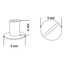 Chicago Binding belt screw