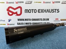 Yamaha XV950 R XV950R Racer Akrapovic Exhaust Silencer 2013 - 2016