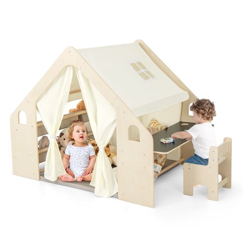 Costway kids playhouse - 6-in-1,
