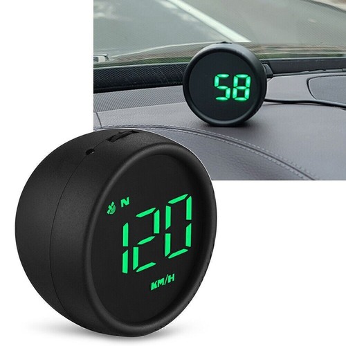 Green digital gps speedometer - green,
