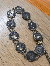 Japanese shakudo bracelet - japanese,