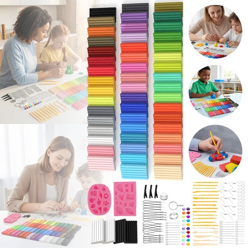 Polymer clay set - modeling,