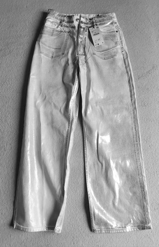 Brand new zara silver - silver, leg