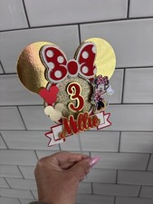 Minnie Mouse Inspired 3D Cake Topper 