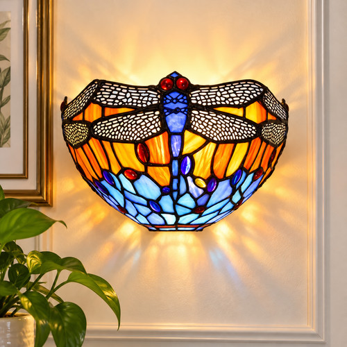 Tiffany dragonfly style wall - tiffany,
