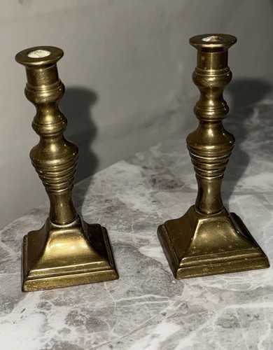 Candle sticks pair - pair, of