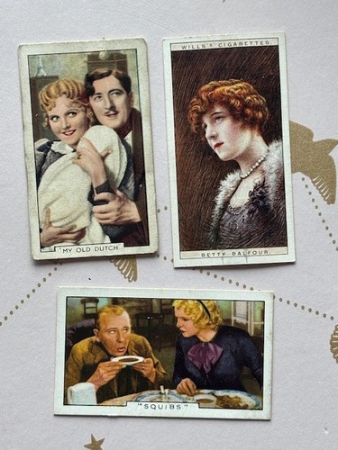 Cigarette cards cinema film - cards,
