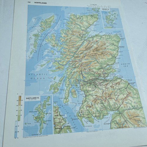1993 map scotland 14 - map, gp