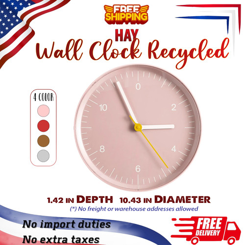Hay wall clock recycled - hay, modern