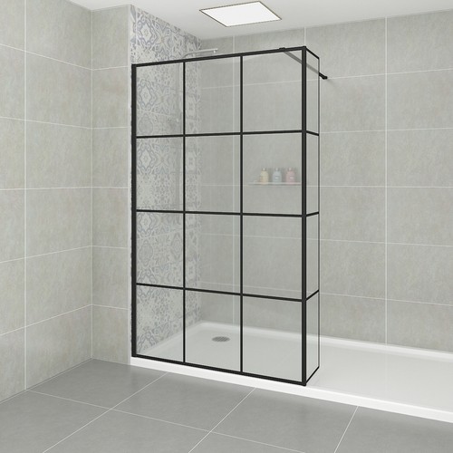 Black grid walk - black,