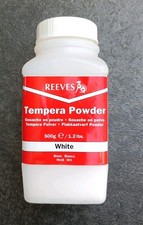 Reeves Tempera Powder White 60 % Full