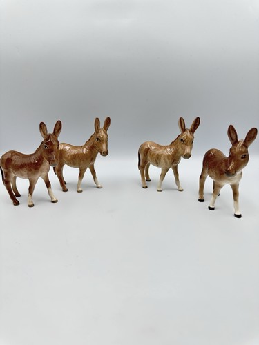 Four beswick donkey foal - donkey,