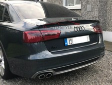 Rear boot trunk wing spoiler for Audi A6 C7 saloon 2011-2018 UNPAINTED