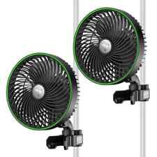 VIVOSUN AeroWave Grow Tent Clip Fan 6",wifi Control 10 Speed ,Oscillation,2-PACK