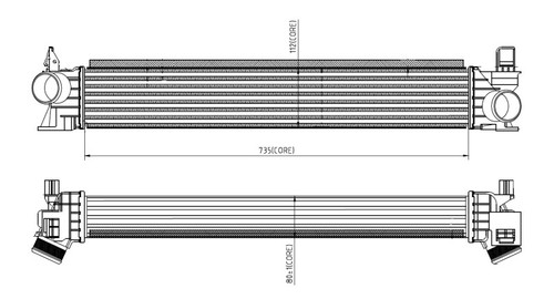 309033 nrf intercooler - 309033,