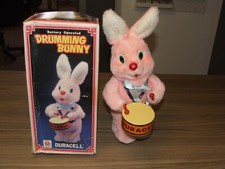 Vintage Drumming Bunny Duracell Boxed See Listing Collectable Battery Operated