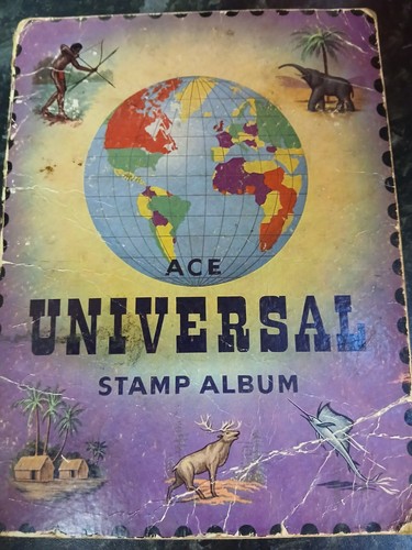 1950 stamp collection book - a, 1950's