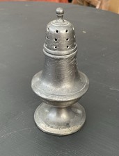 Antique Pewter Pepper Pot 4” Height