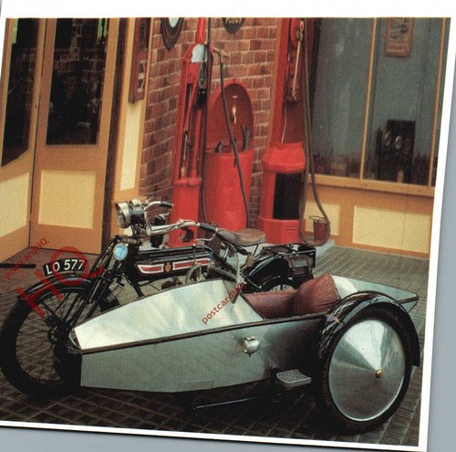 Picture postcard motorbike - picture, postcard>